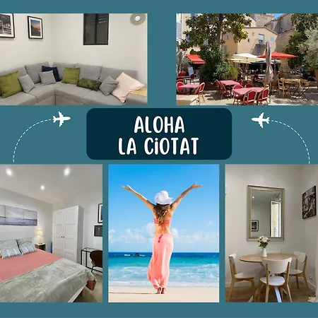 Aloha Climatise 4pers 2 Lits Centre Ancien A 1mn Du Port * La Ciotat
